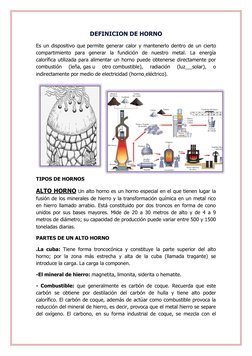 DEFINICION DE HORNO 
Es un dispositivo que permite generar calor y mantenerlo dentro de un cierto 
compartimiento para genera