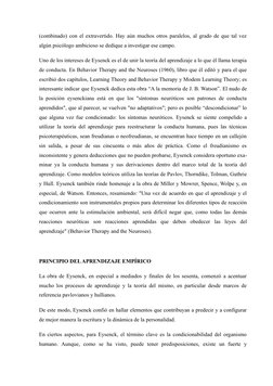 (combinado) con el extravertido. Hay aún muchos otros paralelos, al grado de que tal vez
algún psicólogo ambicioso se dedique