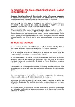 Plan de Emergencia y Evacuación Escolar | PDF | Defensa Civil | Simulación