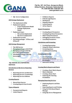 Flat No. 307, 3rd Floor, Annapurna Block,  
Aditya Enclave, Ameerpet, Hyderabad-38. 
Ph: 8340 905 905 / 8340 901 901 
www.gan