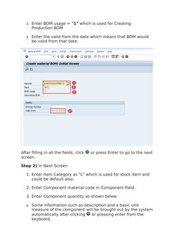 Creating and Managing BOM in SAP PP | PDF | Computing | Computing And ...