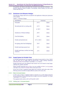 Temporary Electrical Supply Specifications | PDF | Ac Power Plugs And ...