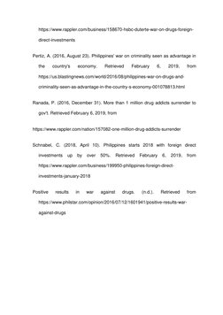https://www.rappler.com/business/158670-hsbc-duterte-war-on-drugs-foreign-
direct-investments 
Pertiz, A. (2016, August 23).