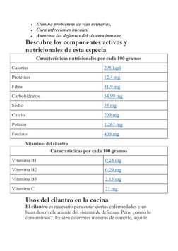 
Elimina problemas de vías urinarias.

Cura infecciones bucales.

Aumenta las defensas del sistema inmune.
Descubre los co