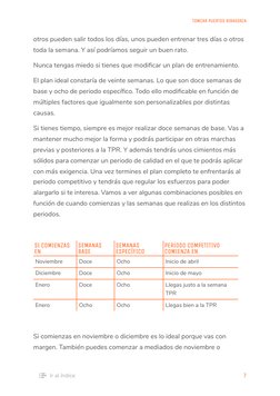TOWCAR PUERTOS RIBAGORZA
otros pueden salir todos los días, unos pueden entrenar tres días o otros 
toda la semana. Y así pod