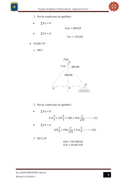 Escuela Académico Profesional de “Ingeniería Civil”  
 
 
9 
Ing. LEÓN FERNÁNDEZ, Mariela 
Mecánica de Sólidos I 
2. Por las