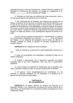 asociado para obrar o intervenir directamente, cesando entonces, a petición del
trabajador, la intervención del sindicato, co
