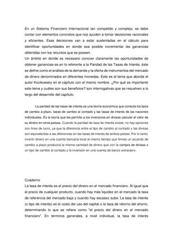 En un Sistema Financiero Internacional tan competido y complejo, se debe 
contar con elementos concretos que nos ayuden a t
