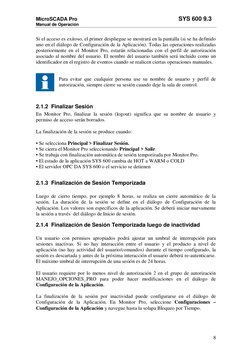 MicroSCADA Pro   
                                                                 SYS 600 9.3 
Manual de Operación 
8 
 
Si