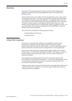 Overview
This System Test Script documents the steps needed to test the integration of 
application extensions with the targe