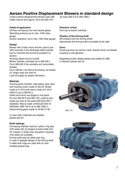 Aerzen Positive Displacement Blowers Guide | PDF | Pump | Bearing ...