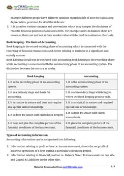 Class 11 Accountancy: Chapter 1 Notes | PDF | Discounts And Allowances ...