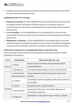 Class 11 Accountancy: Chapter 1 Notes | PDF | Discounts And Allowances ...