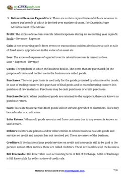 Class 11 Accountancy: Chapter 1 Notes | PDF | Discounts And Allowances ...