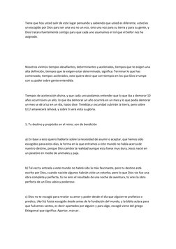 Tiene que hoy usted salir de este lugar pensando y sabiendo que usted es diferente, usted es 
un escogido por Dios para ser u