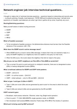 Networking Interview Questions Guide | PDF | Port (Computer Networking ...