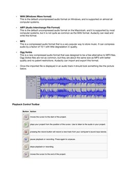 Audacity User Manual Overview | PDF | Computer File | Data Compression