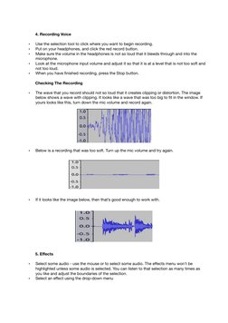 Audacity User Manual Overview | PDF | Computer File | Data Compression