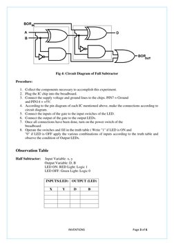 Half and Full Subtractor Circuit Design | PDF | Logic Gate | Subtraction