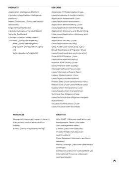 PRODUCTS (https://www.castsoftware.com/products)
Application Intelligence Platform
(/products/application-intelligence-
platf