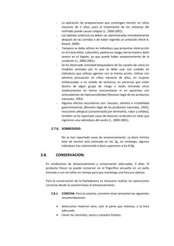 - 
La aplicación de preparaciones que contengan mentol, en niños 
menores de 2 años, para el tratamiento de los síntomas del