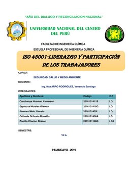 “AÑO DEL DIALOGO Y RECONCILIACION NACIONAL” 
 
       UNIVERSIDAD NACIONAL DEL CENTRO 
DEL PERÚ 
 
FACULTAD DE INGENIERÍA QUÍ