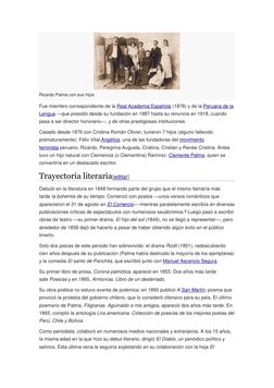 (https://commons.wikimedia.org/wiki/File:Palma_Ricardo_e_hijos.jpg) 
Ricardo Palma con sus hijos 
Fue miembro correspondient