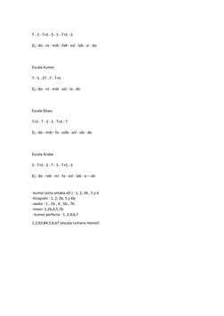 T - S - T+S - S - S - T+S - S 
 
Ej.: do - re - mib - fa# - sol - lab - si - do 
 
 
 
Escala Kumoi 
 
T - S - 2T - T - T+S