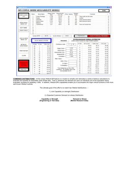 COMBINED DISTRIBUTIONS   A final unique Weibull-DR feature is a routine to simplify and rationalize a series of tedious calcu