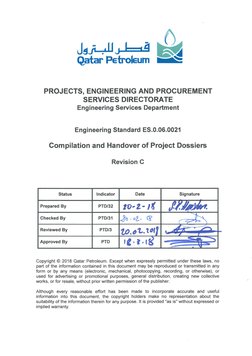 Project Dossier Compilation Standards | PDF | Specification (Technical ...