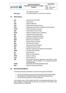 Project Dossier Compilation Standards | PDF | Specification (Technical ...