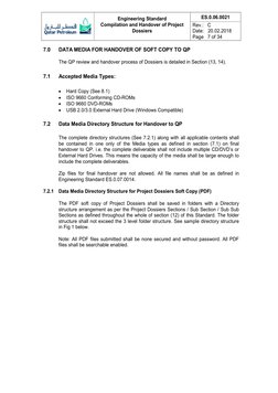 Project Dossier Compilation Standards | PDF | Specification (Technical ...