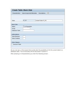 SAP Variant Table Management Guide | PDF | Databases | Matrix (Mathematics)