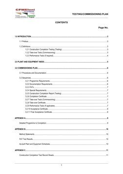 Testing and Commissioning Plan Guide | PDF | Specification (Technical ...