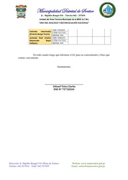 Municipalidad Distrital de Soritor
  
Jr.  Hipólito Rangel 510 -  Tele-fax 042 – 557034 
 
   %%%%%%%%%%%%%%%%%%%%%%%%%%%%%%