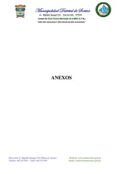 Municipalidad Distrital de Soritor
  
Jr.  Hipólito Rangel 510 -  Tele-fax 042 – 557034 
 
   %%%%%%%%%%%%%%%%%%%%%%%%%%%%%%