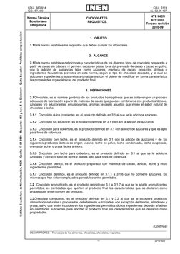 CDU:  663.914 
 
CIIU:  3119 
ICS:  67.190 
 
AL  02.06-407 
 
2010-525 
-1-
 
 
Norma Técnica 
Ecuatoriana 
Obli