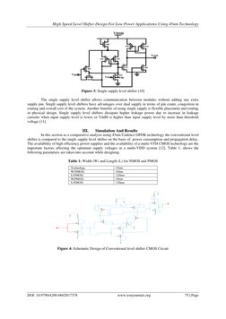 High-Speed CMOS Level Shifter Design | PDF | Cmos | Mosfet