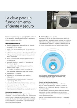 5
Nord-Lock proporciona algo más que seguridad en el bloqueo, 
el uso de nuestros productos además mejora el rendimiento 
gen