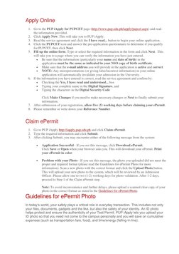 PUP Admission and Entrance Exam Guide | PDF | University And College ...