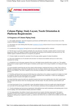 • Home
• Valve
• Piping Components
• Piping layout
◦PDMS
• Pipe fittings
• How To
• Checklists
• Forum
Column Piping: Study L