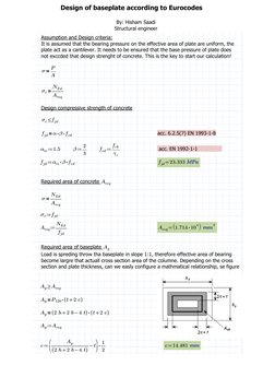 Eurocode Base Plate Eurocode Base Plate Design Guide | PDF | Strength Of Materials ...