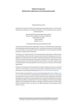 (http://ibo.org)Published February 2019
Published on behalf of the International Baccalaureate Organization, a not-for-profi