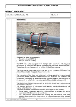 HDPE Pipe Installation Method Statement | PDF | Pipe (Fluid Conveyance ...