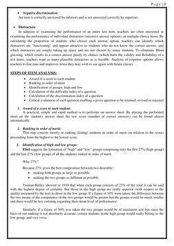 Understanding Item Analysis Techniques | PDF | Multiple Choice | Test ...