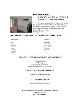 その他 B.I.G.JOE Industrial Electronics Repair Services | PDF | Reliability