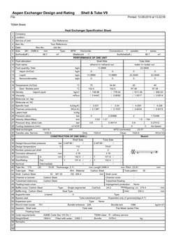 TEMA Heat Exchanger Specification Sheet | PDF | Heat Exchanger | Pipe ...