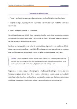 Técnicas de Estudo para Concursos Públicos | PDF | Tempo | Memória