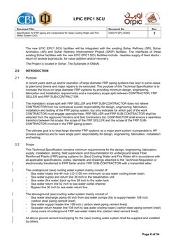 LPIC EPC1 SCU
Document Title:
Document No.
Rev:
Specification for FRP piping and components for (Sea) Cooling Water and Fire