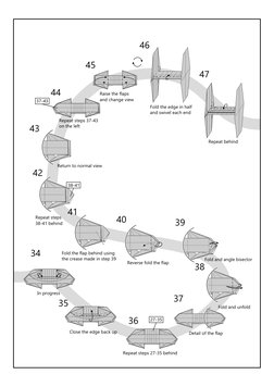 34
35
36
37
38
39
40
41
42
43
44
45
46
47
In progress
Close the edge back up
Repeat steps 27-35 behind
Detail of the flap
Fol